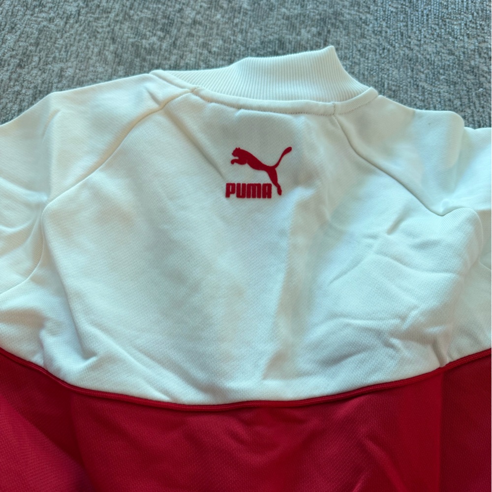 Puma Red Athletic Top with Subtle Logo Patch - Picture 6 of 6